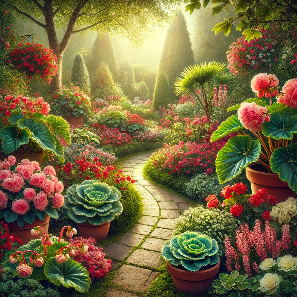 are begonias perennial flowers