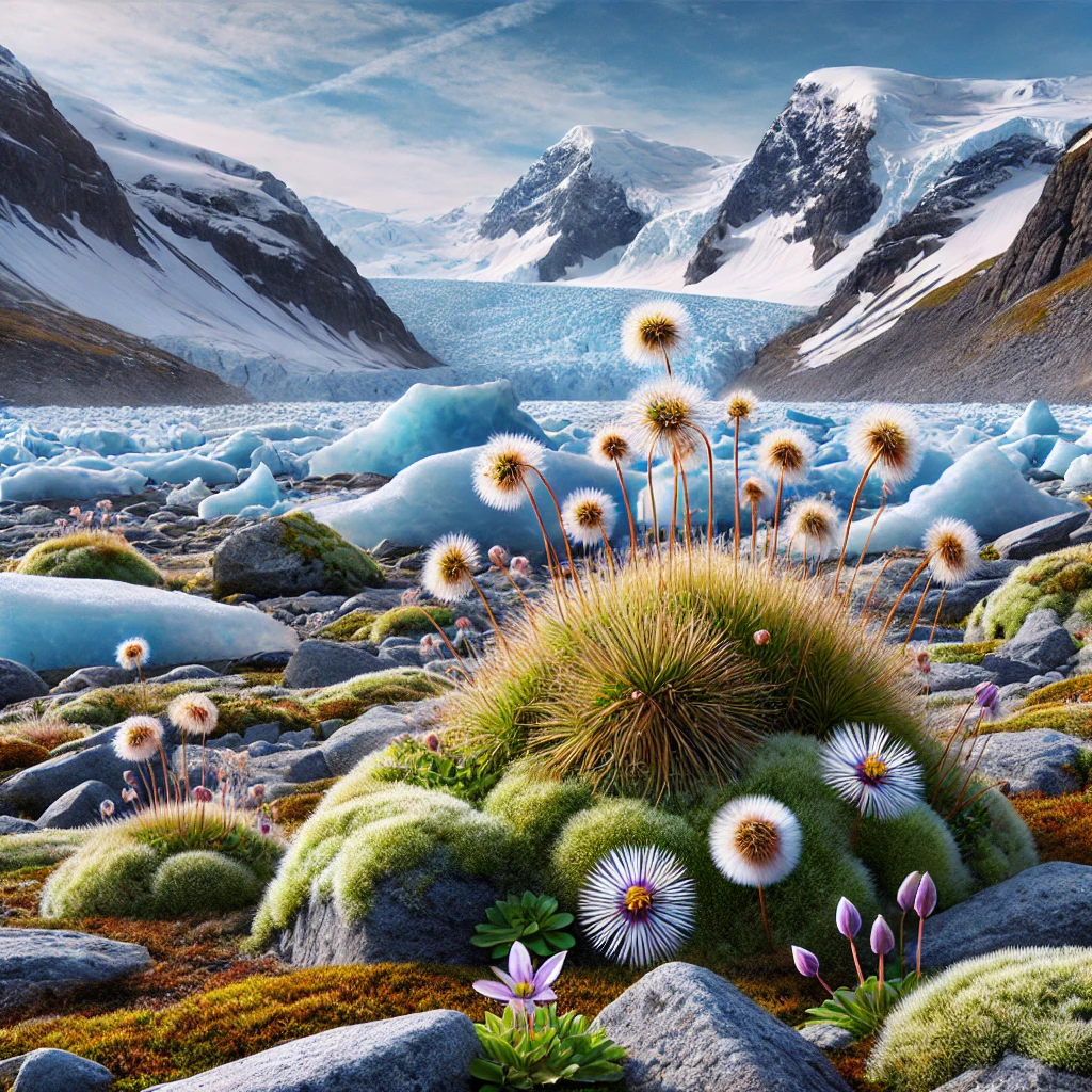 are flowers blooming in antarctica