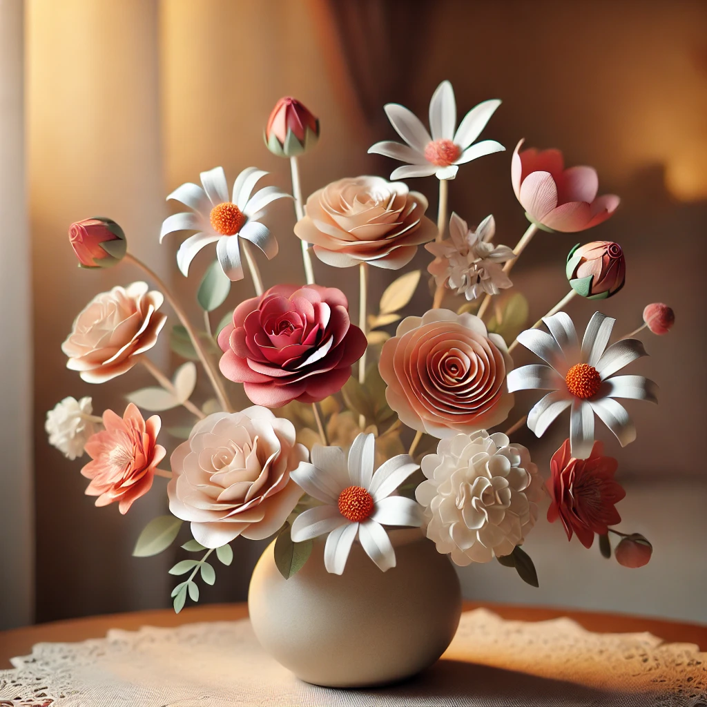 how can we make paper flowers