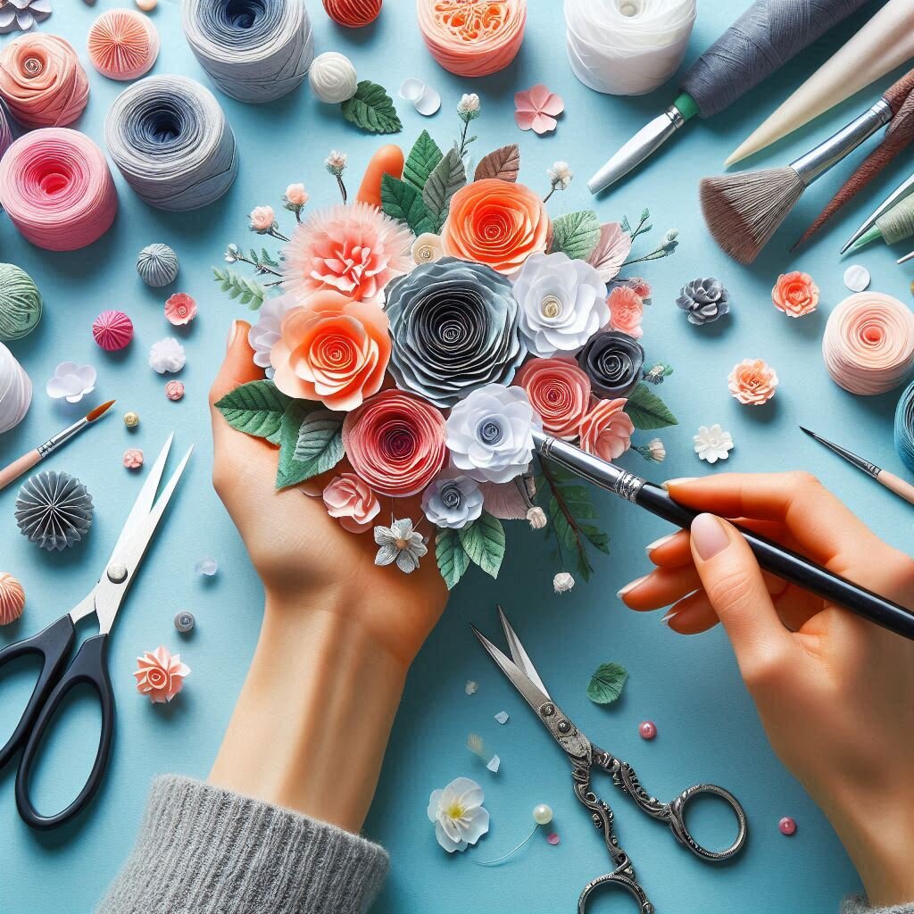 how do i make tissue flowers