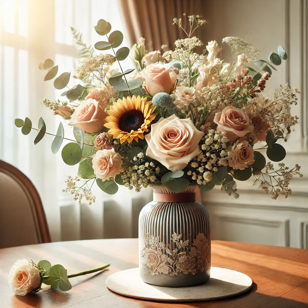 how to arrange the flowers