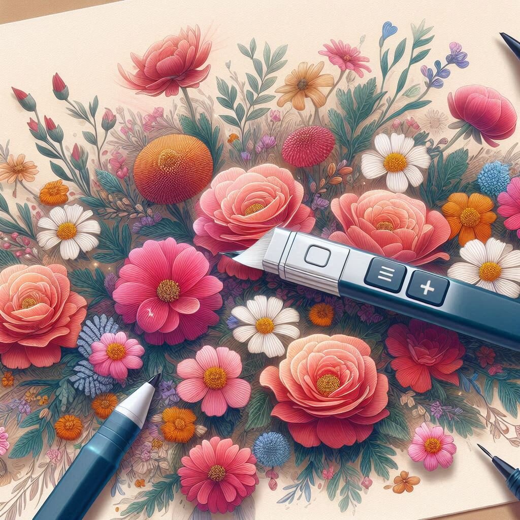 how to draw flowers