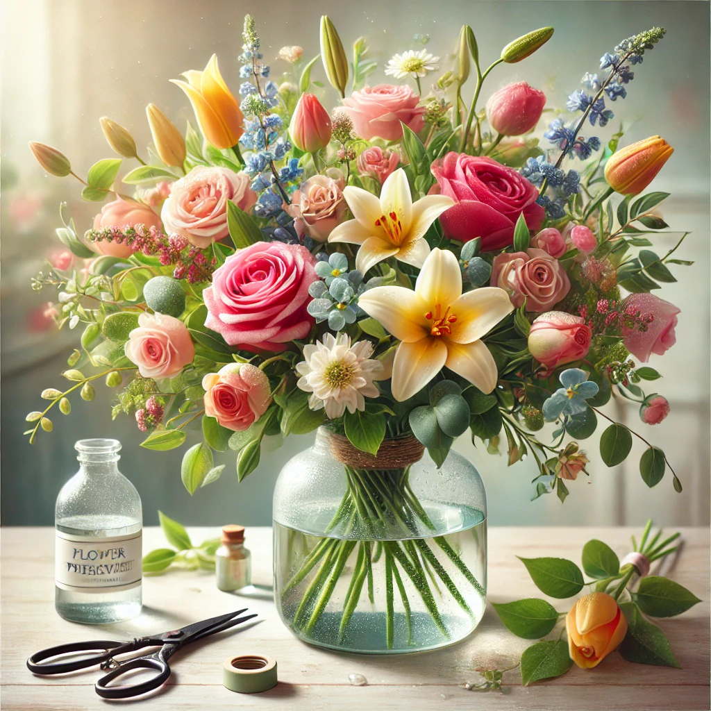 how to keep fresh flowers fresh