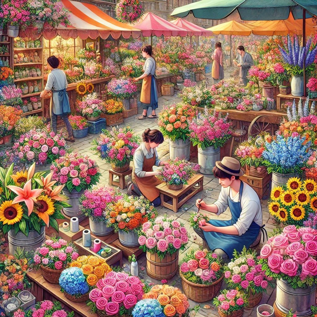 how to make money flowers