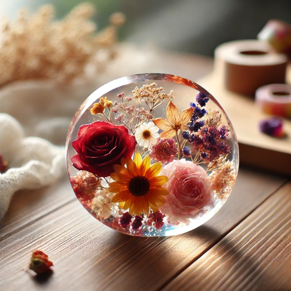 how to preserve flowers in resin