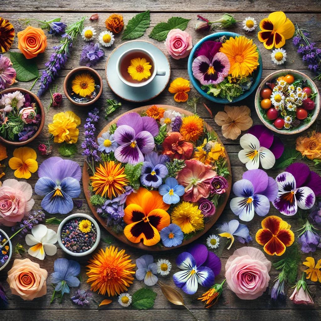 what flowers are edible