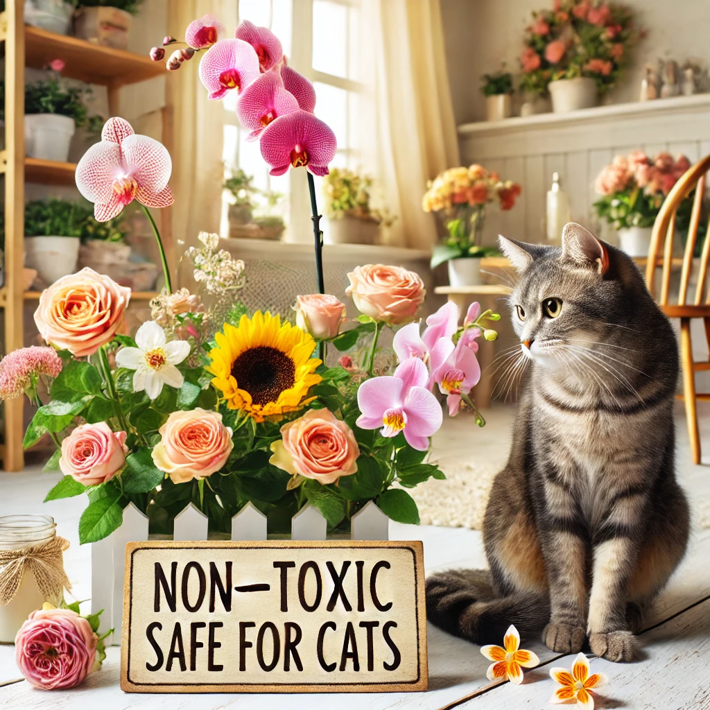 what flowers are not toxic to cats