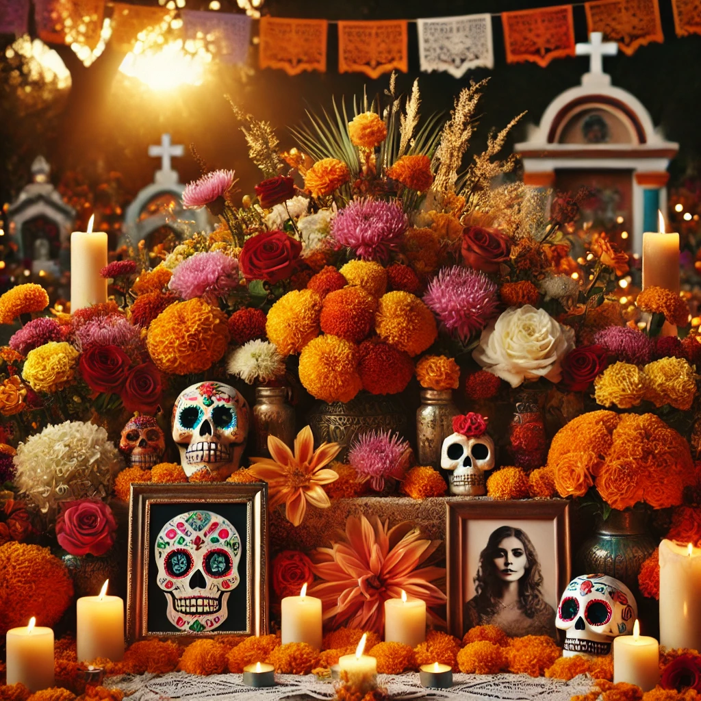 what kinds of flowers are popular day of the dead