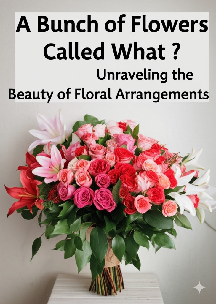 a bunch of flowers is called