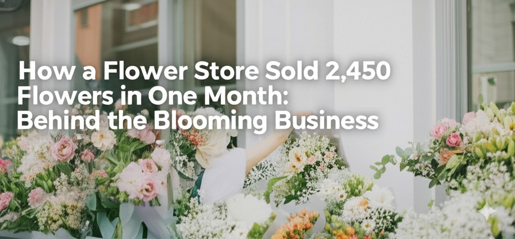 a flower store sold 2450 flowers in a month