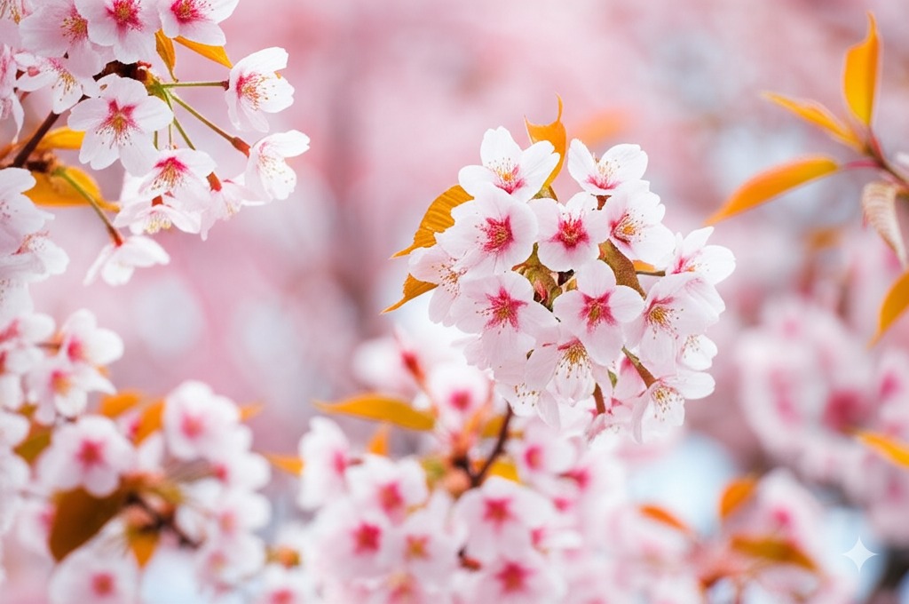 a flowering cherry tree
