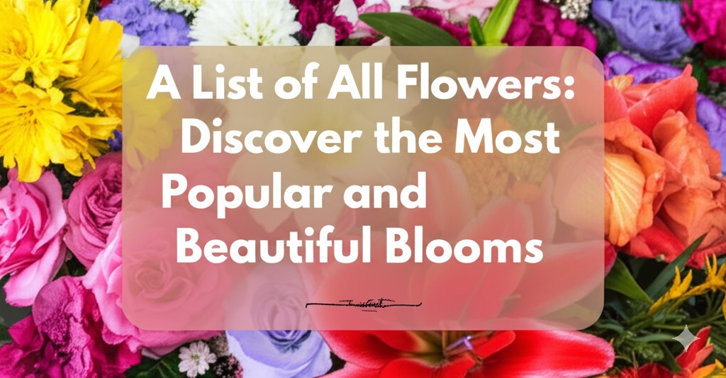 a list of all flowers