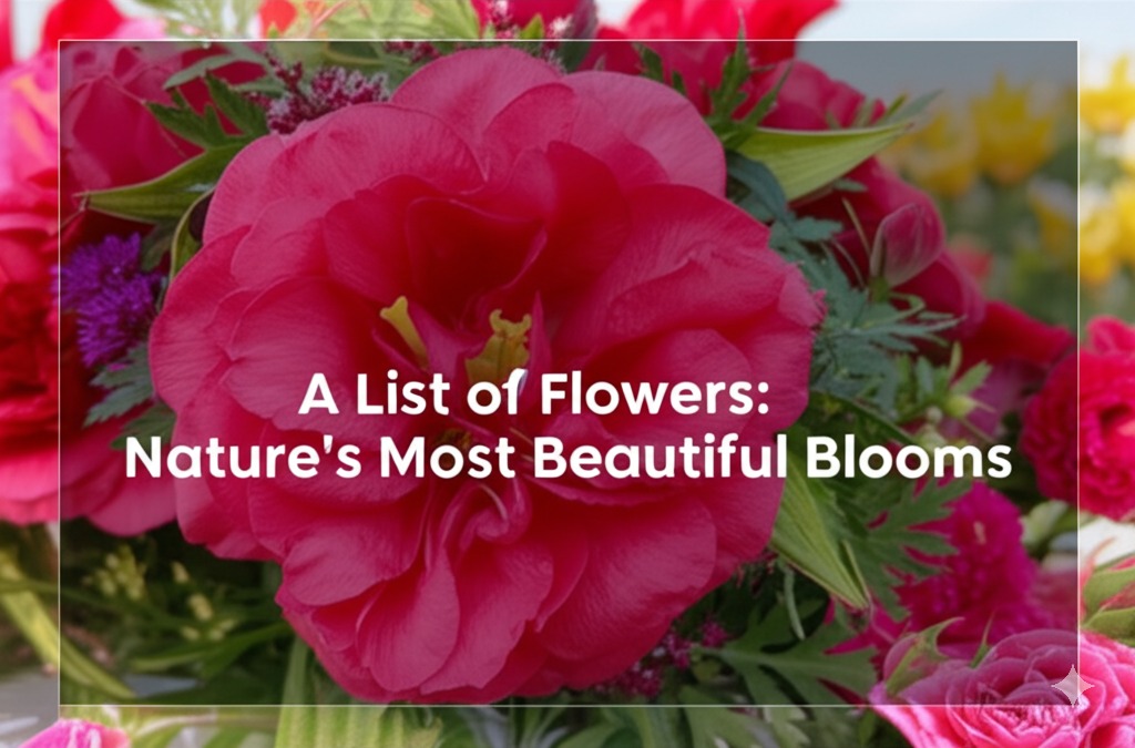 a list of flowers