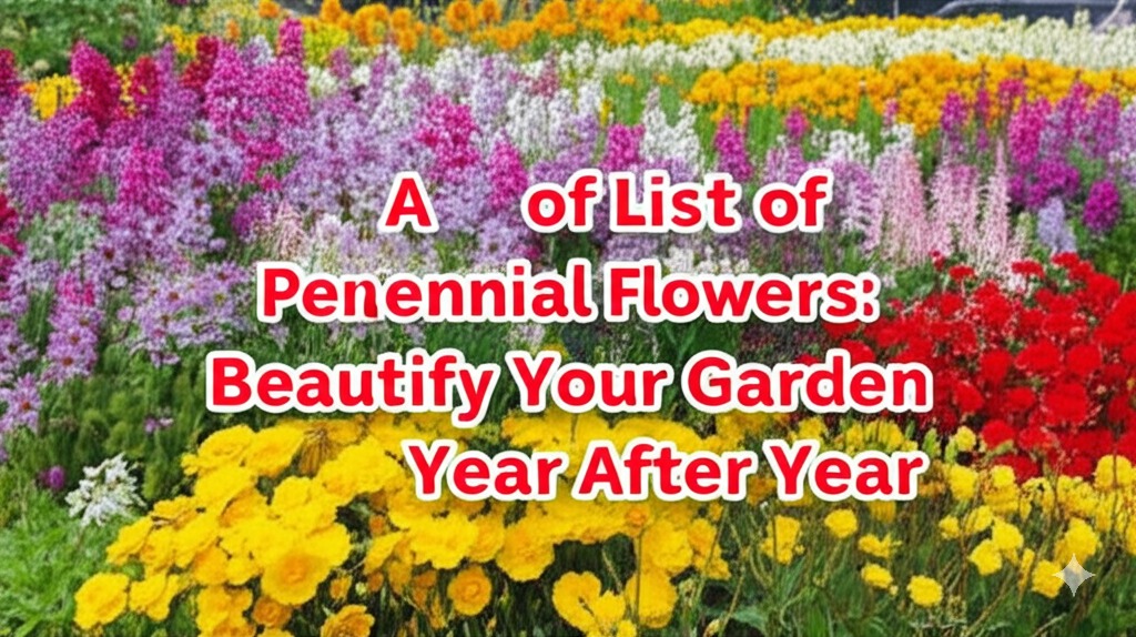 a list of perennial flowers