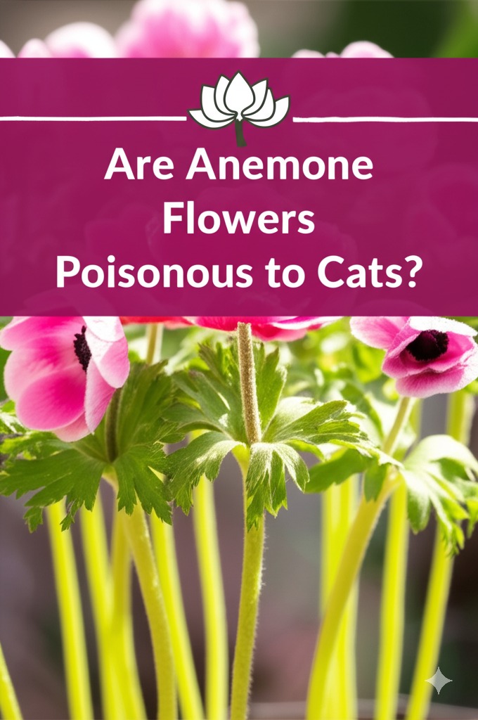 are anemone flowers poisonous to cats