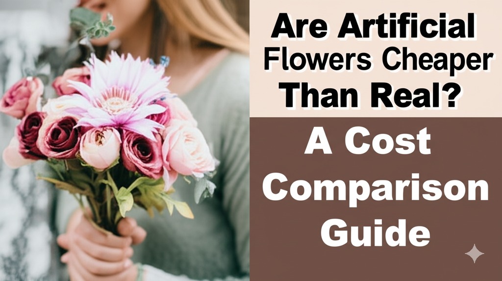 are artificial flowers cheaper than real