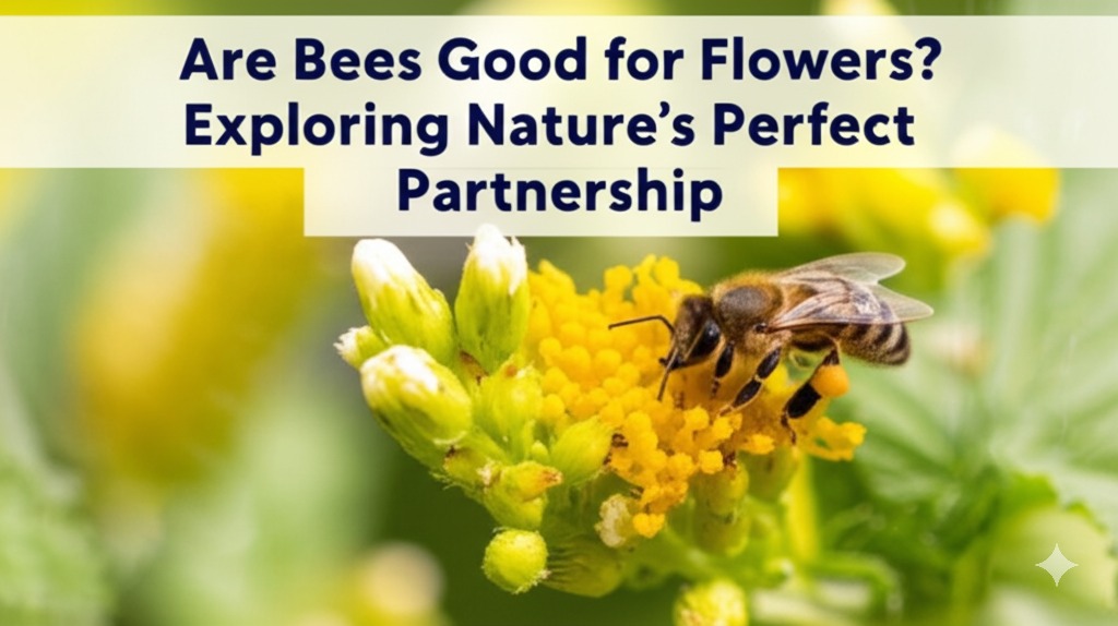 are bees good for flowers