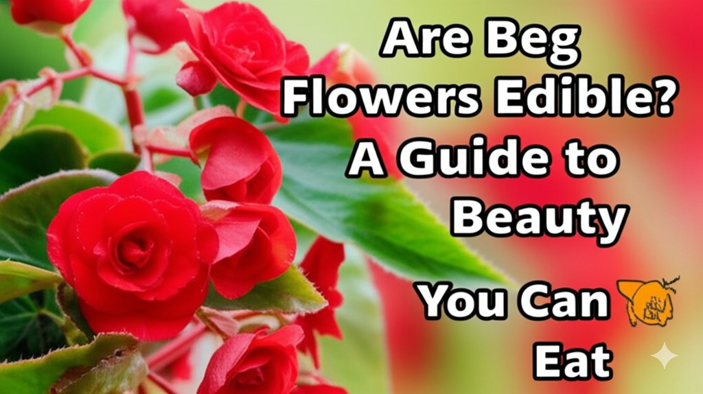 are begonia flowers edible